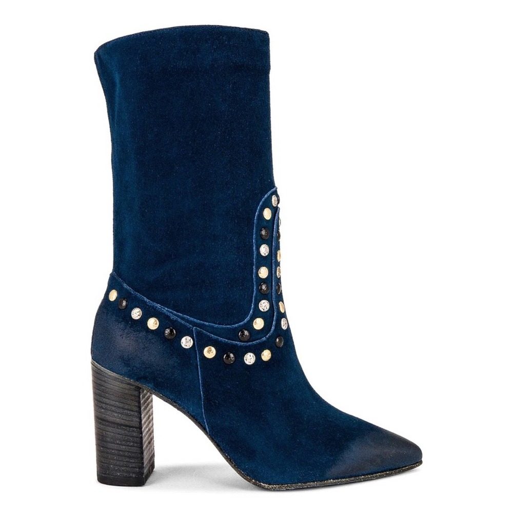 Free People Studded Dakota Boot Blue Moon preowned Size 39